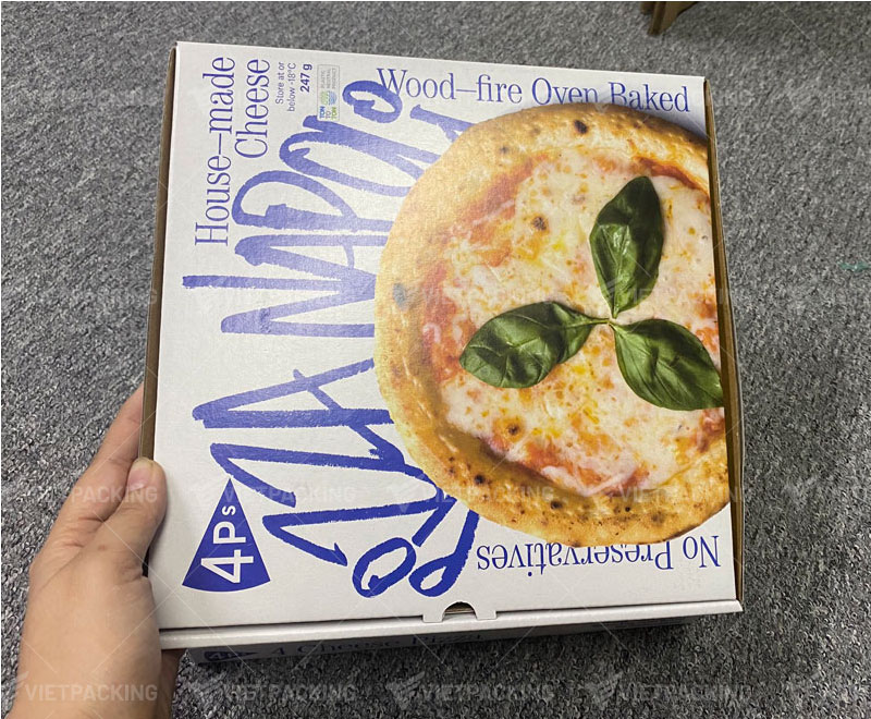 hộp carton đựng pizza - thực phẩm