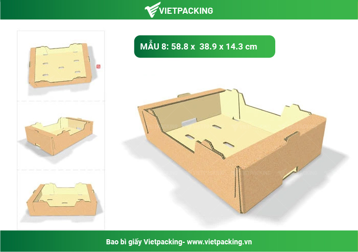 thùng carton đựng trái cây