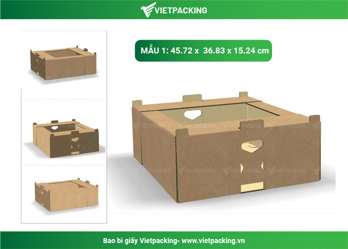 thùng carton đựng trái cây