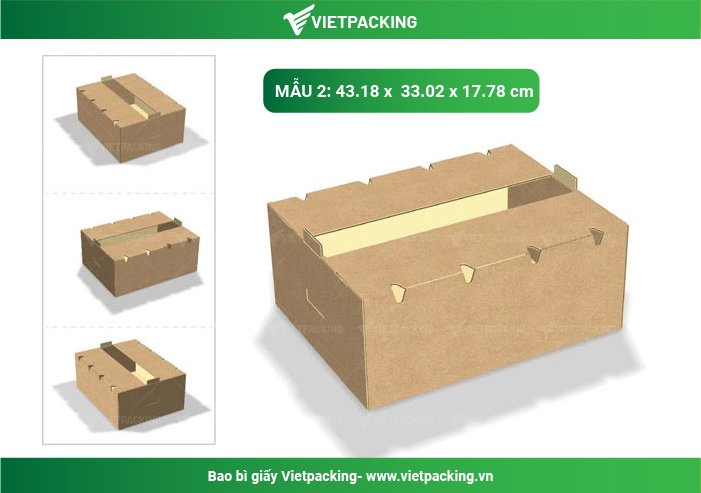 thùng carton đựng trái cây