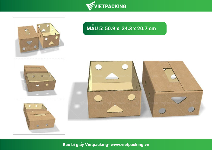 thùng carton đựng trái cây