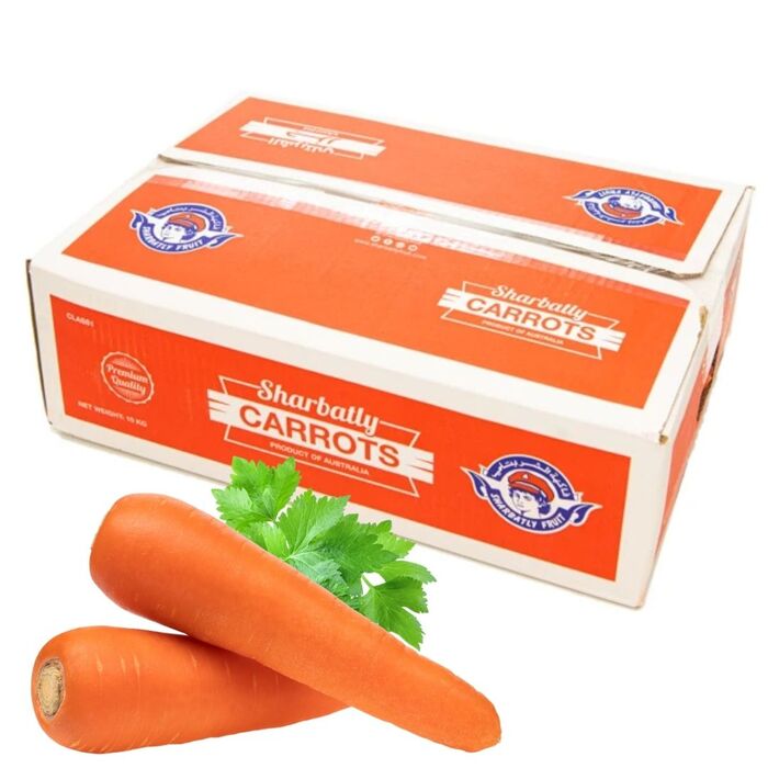 thùng carton đựng cà rốt