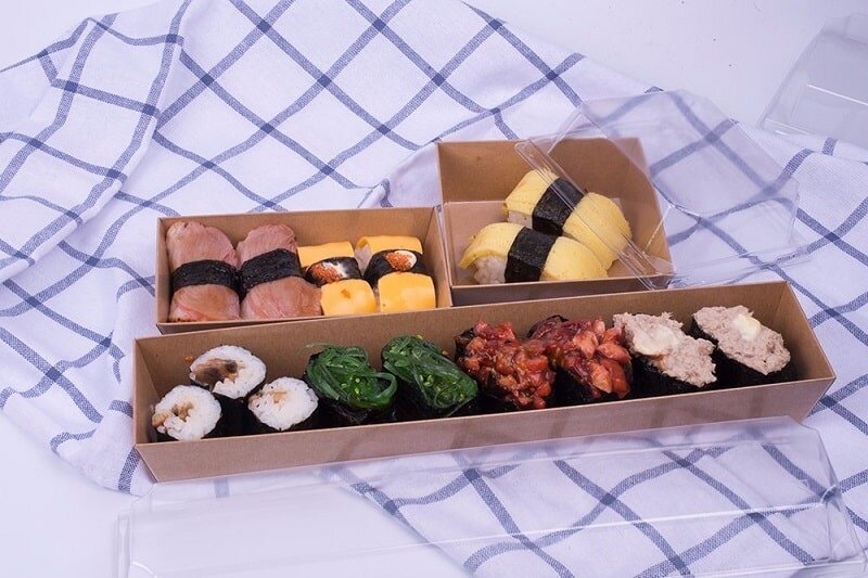 hộp giấy đựng sushi