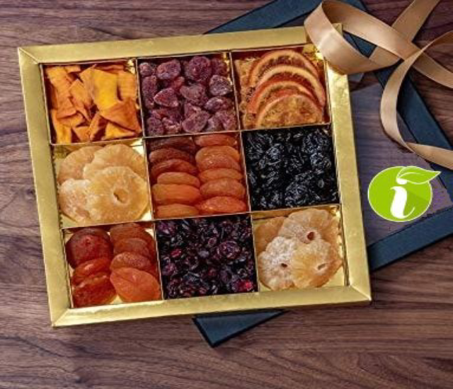 hộp giấy đựng trái cây sấy