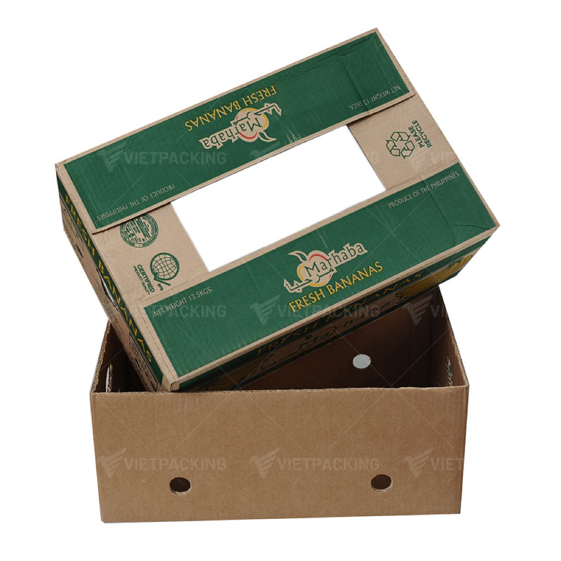 thùng carton đựng chuối