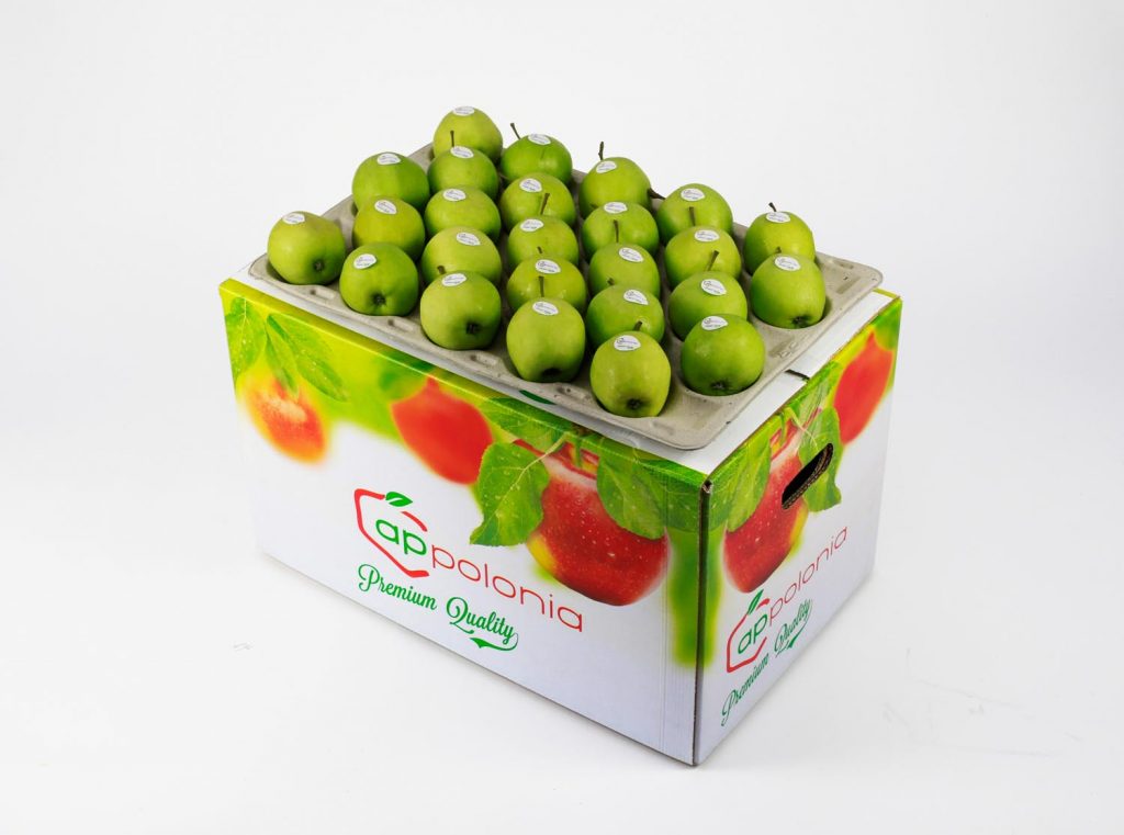 thùng carton đựng táo xuất khẩu