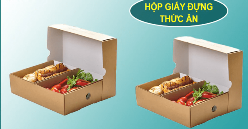 hộp giấy 2 ngăn hộp giấy 2 ngăn