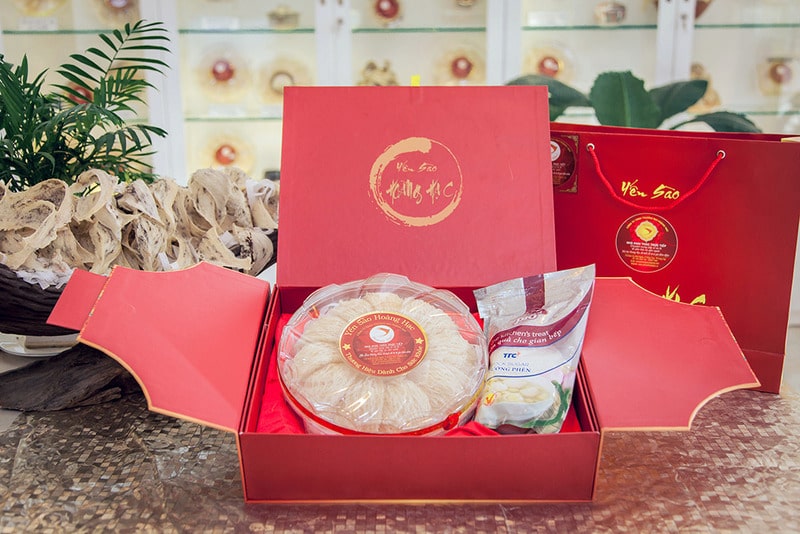 Hộp giấy đựng yến