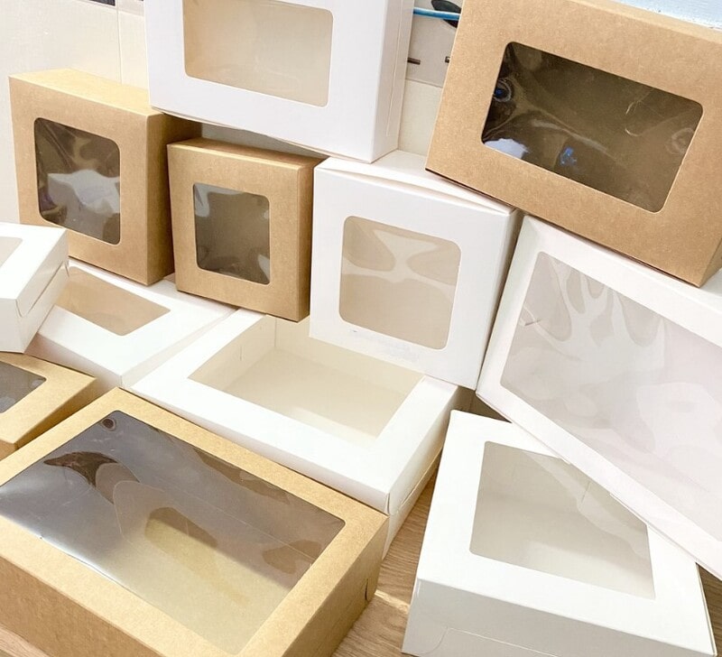 hộp giấy kraft vuông