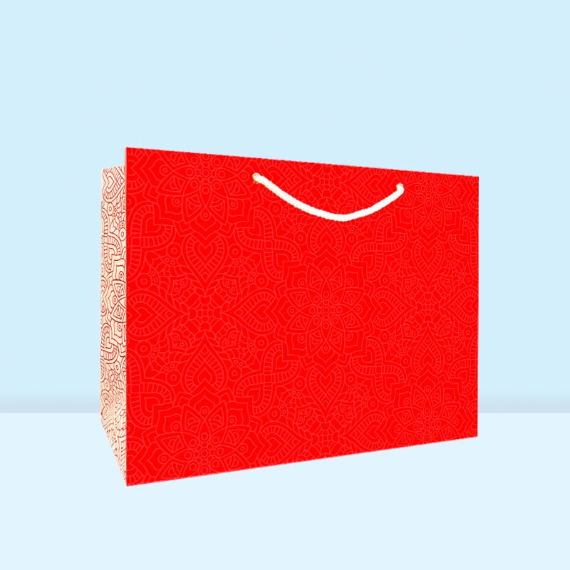 túi giấy màu đỏ