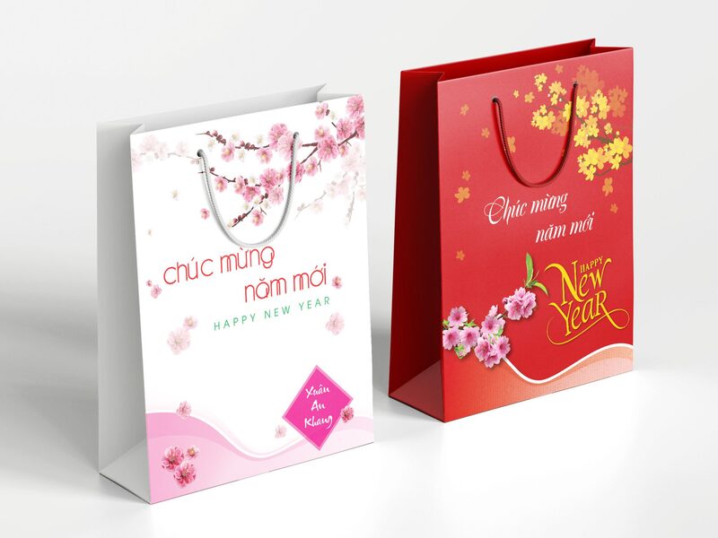 túi giấy đựng lịch để bàn
