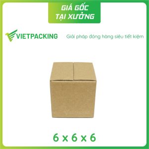 Hộp carton 6x6x6